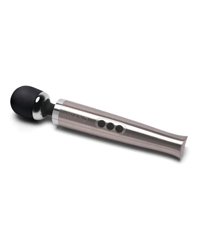 Female Sex Toys Le Wand Le Wand Die Cast Rechargeable Massager Silver