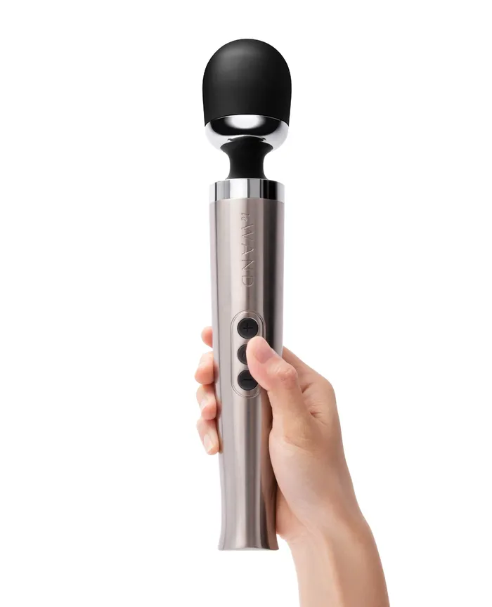 Female Sex Toys Le Wand Le Wand Die Cast Rechargeable Massager Silver