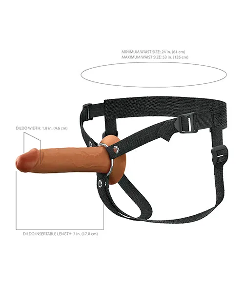 Female Sex Toys Pipedream Products Fantasy XTensions Elite 7 Silicone Hollow Strapon Brown Female Sex Toys Pipedream Products Fantasy XTensions Elite 7 Silicone Hollow Strapon Brown