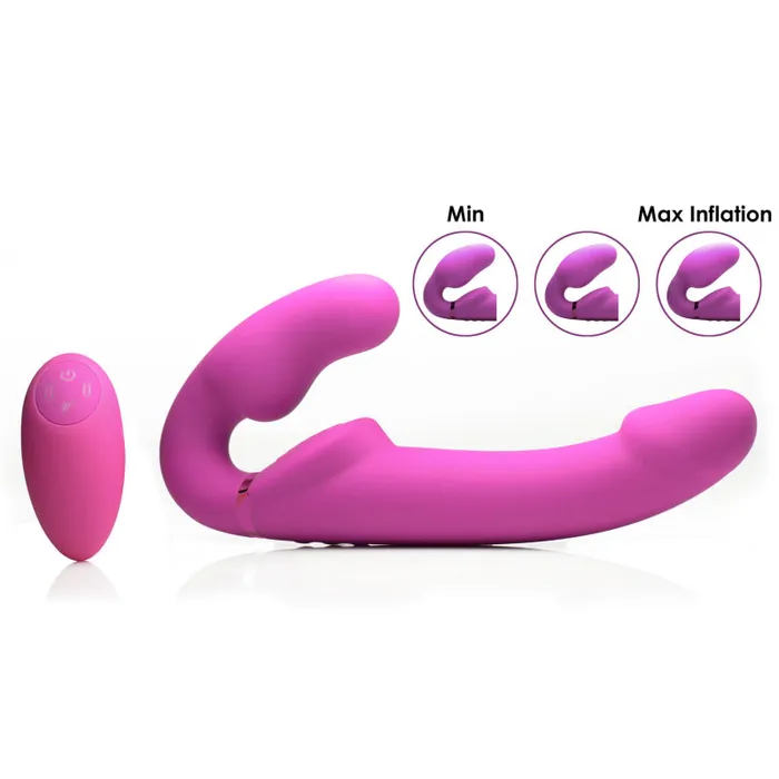 Female Sex Toys XR Brands Strap U Worlds 1st Remote Control Inflatable ErgoFit Strapless StrapOn Female Sex Toys XR Brands Strap U Worlds 1st Remote Control Inflatable ErgoFit Strapless StrapOn