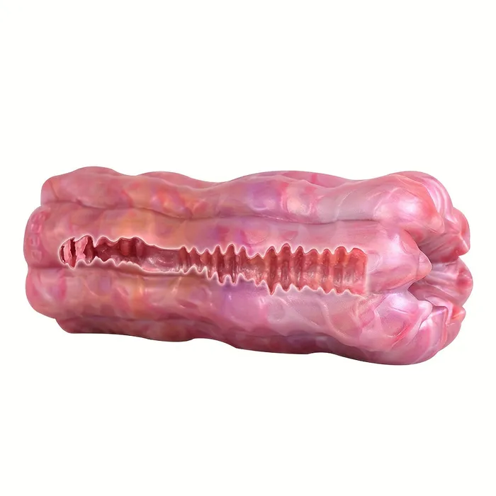 FRRK Male Sex Toys Animal Style Realistic Vaginas Silicone Pocket Pussy Penis Exercise Masturbator
