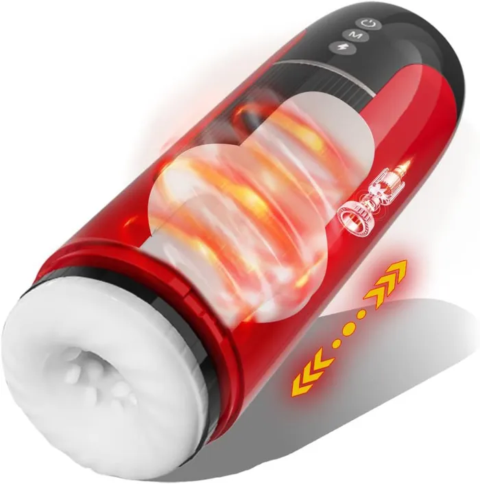 HANNIBAL HANNIBAL Automatic Male Masturbator with 7 Telescopic 7 Vibration Male Sex Toys HANNIBAL HANNIBAL Automatic Male Masturbator with 7 Telescopic 7 Vibration Male Sex Toys