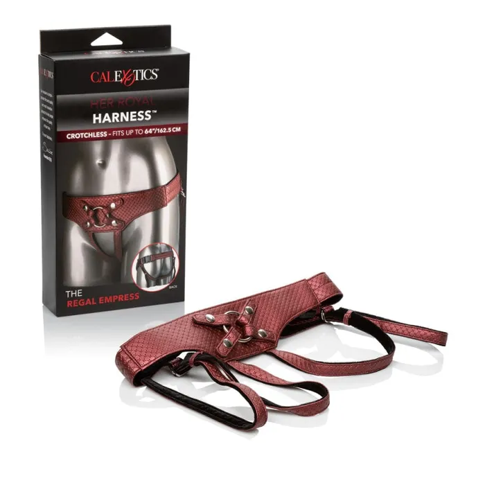 Her Royal Harness the Regal Empress Red CalExotics Female Sex Toys