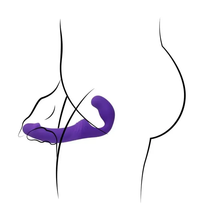 honeysx Female Sex Toys Double Rider Strapless StrapOn Double Dildo For Couples
