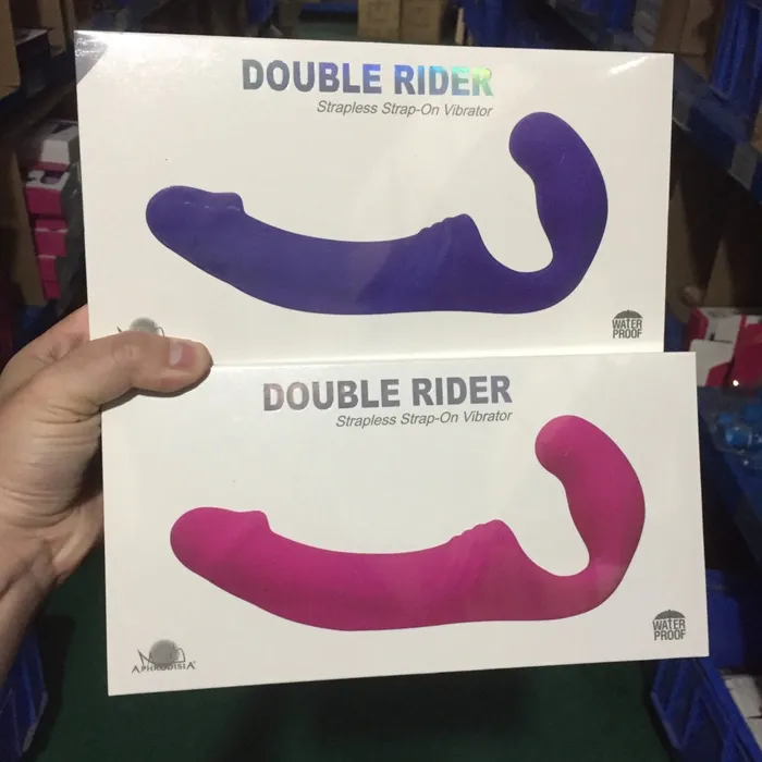 honeysx Female Sex Toys Double Rider Strapless StrapOn Double Dildo For Couples