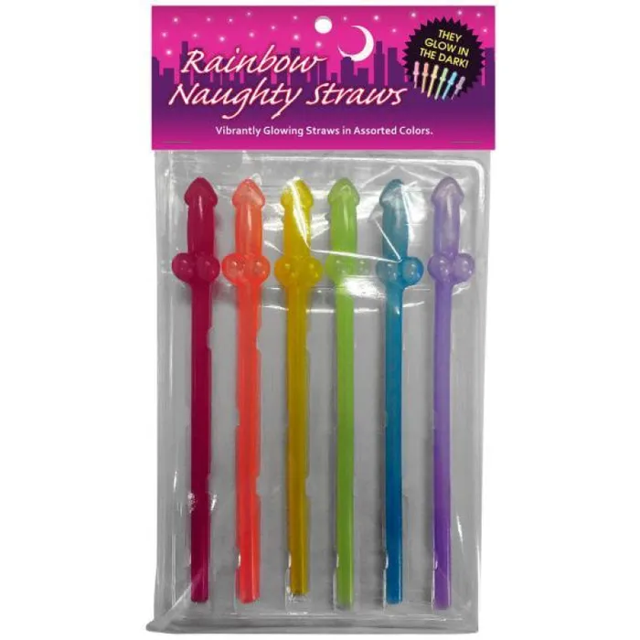 Kheper Games Rainbow Naughty Straws Female Sex Toys