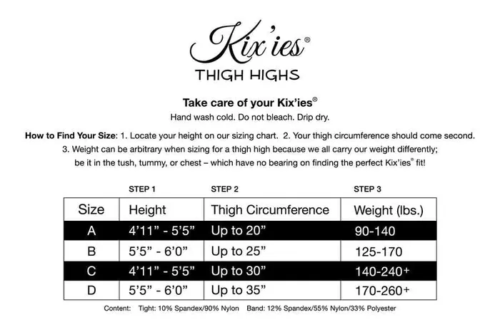 Kixies Ashley Sheer Thigh High White A Kixies Hosiery Kixies Ashley Sheer Thigh High White A Kixies Hosiery