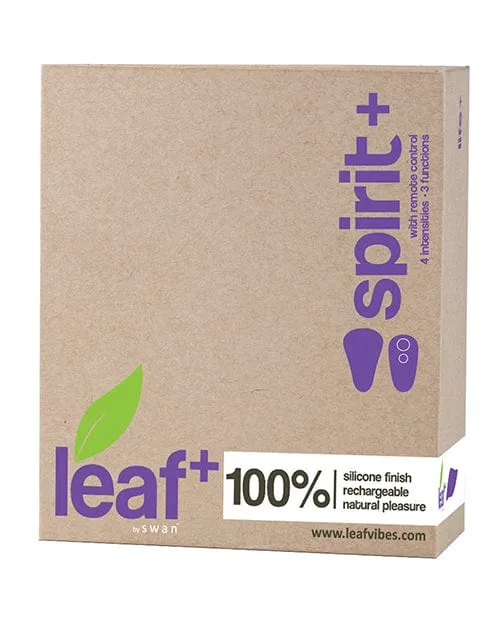 Leaf Plus Spirit with Remote Control Purple BMS Enterprises Female Sex Toys Leaf Plus Spirit with Remote Control Purple BMS Enterprises Female Sex Toys