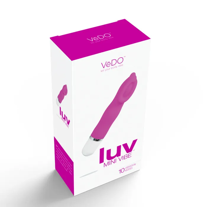 Luv Mini Vibe Hot in Bed Pink VeDO Vibrators
