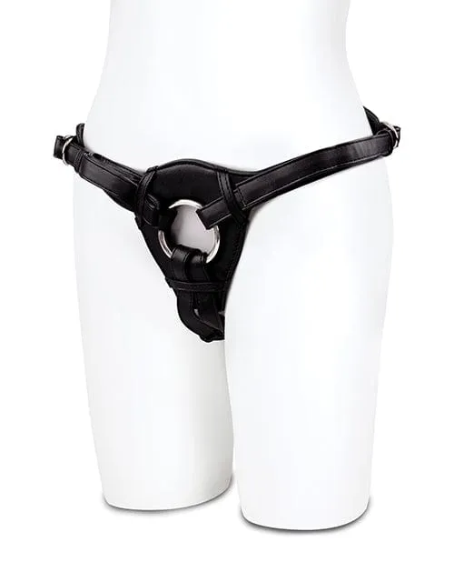 Lux Fetish Patent Leather Strap On Harness Black Lux Fetish Female Sex Toys