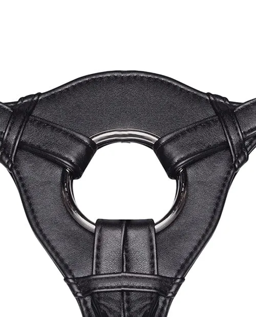Lux Fetish Patent Leather Strap On Harness Black Lux Fetish Female Sex Toys