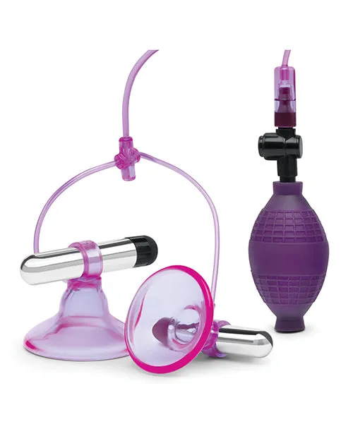 Lux Fetish Vibrators Lux Fetish Vibrating Nipple Suckers with Quick Release PinkPurple Lux Fetish Vibrators Lux Fetish Vibrating Nipple Suckers with Quick Release PinkPurple