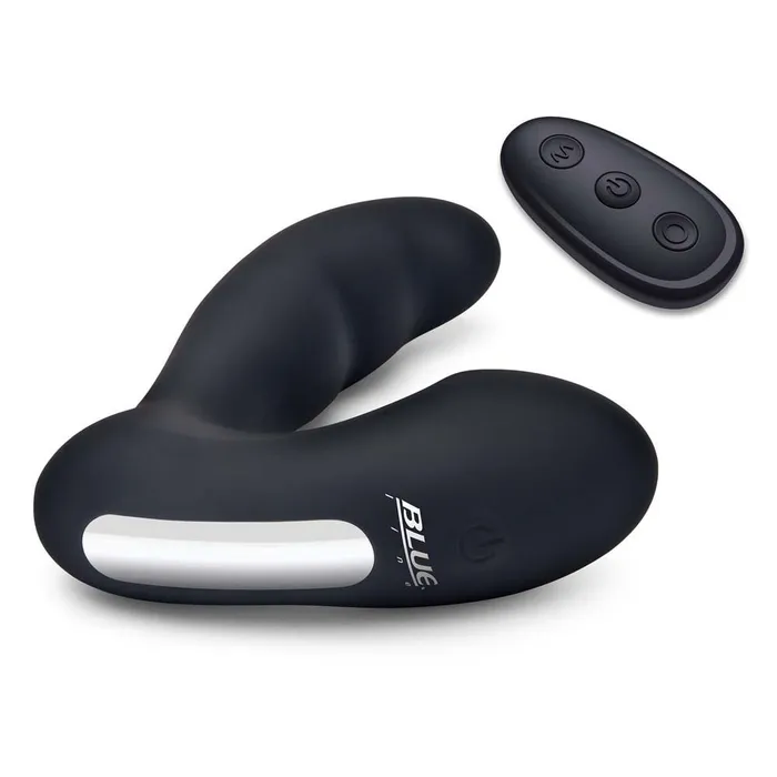 Male Sex Toys Blue Line Men Prober Dual Vibrating Remote Controlled Prostate Stimulator