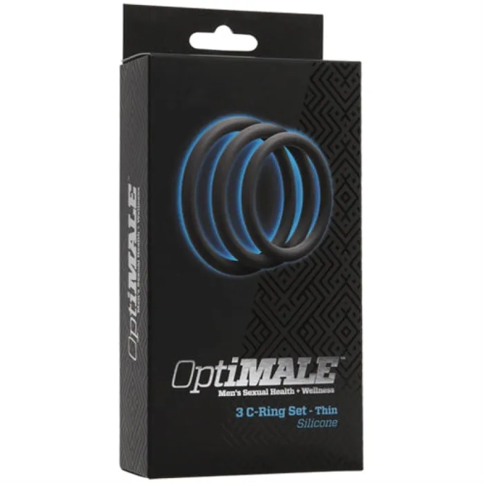 Male Sex Toys Doc Johnson Optimale 3 Ring Set Thin Slate Male Sex Toys Doc Johnson Optimale 3 Ring Set Thin Slate