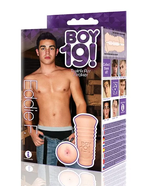 Male Sex Toys Icon Brands INC Boy 19 Teen Twink Stroker Eddie F