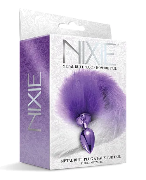 Male Sex Toys Nixie Nixie Metal Butt Plug with Faux Fur Tail Male Sex Toys Nixie Nixie Metal Butt Plug with Faux Fur Tail