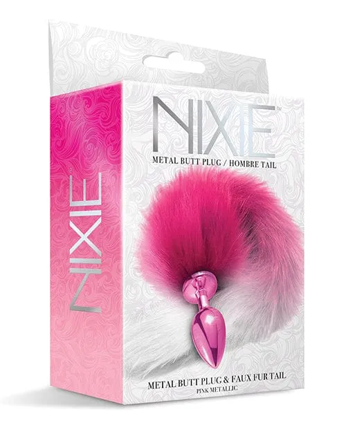Male Sex Toys Nixie Nixie Metal Butt Plug with Faux Fur Tail Male Sex Toys Nixie Nixie Metal Butt Plug with Faux Fur Tail