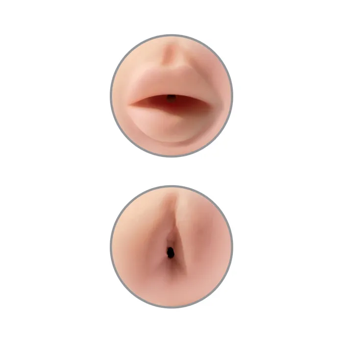Male Sex Toys Pipedream Extreme Tight Grip Mouth and Ass Masturbator Pipedream