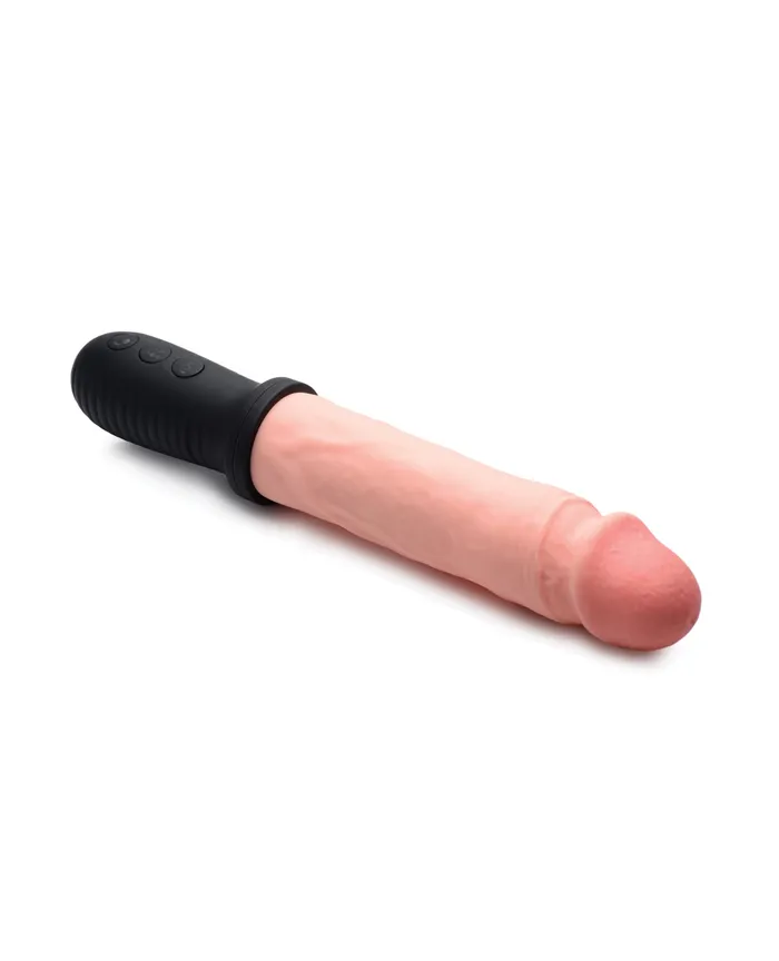 Master Series 8X Auto Pounder Vibrating Thrusting Dildo with Handle Flesh Master Series Female Sex Toys Master Series 8X Auto Pounder Vibrating Thrusting Dildo with Handle Flesh Master Series Female Sex Toys