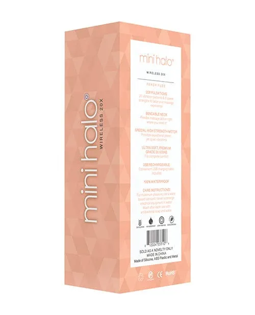 Mini Halo Wireless 20x Wand Mini Halo Vibrators Mini Halo Wireless 20x Wand Mini Halo Vibrators