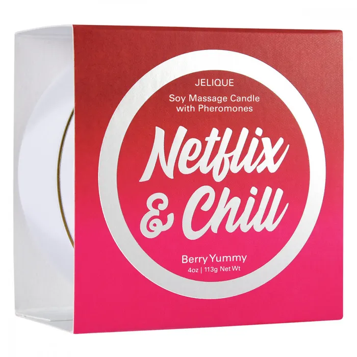 Netflix and Chill Vegan Pheromone Massage Candle Jelique Couples