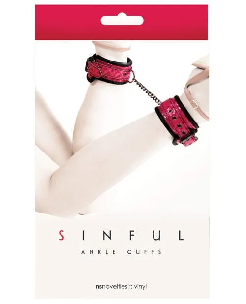 NS Novelties Couples Sinful Ankle Cuffs NS Novelties Couples Sinful Ankle Cuffs