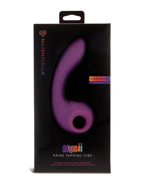 Nu Sensuelle Vibrators Nu Sensuelle Raine Nubii Tapping Vibe with Turbo Boost Warming Purple Nu Sensuelle Vibrators Nu Sensuelle Raine Nubii Tapping Vibe with Turbo Boost Warming Purple