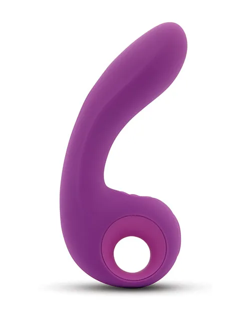 Nu Sensuelle Vibrators Nu Sensuelle Raine Nubii Tapping Vibe with Turbo Boost Warming Purple