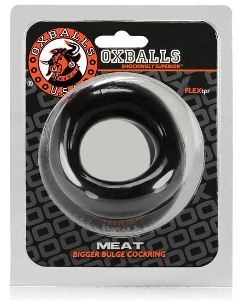 Oxballs Meat Padded Cock Ring Black OXBALLS Male Sex Toys Oxballs Meat Padded Cock Ring Black OXBALLS Male Sex Toys