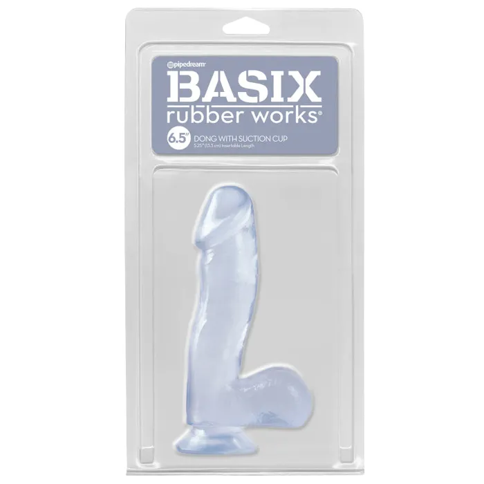 Pipedream Dildos Basix Rubber Works 65 Inch Dong With Suction Cup Clear Pipedream Dildos Basix Rubber Works 65 Inch Dong With Suction Cup Clear
