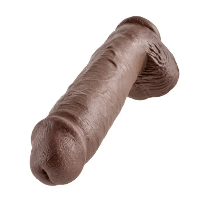 Pipedream Dildos King Cock 11 Inch Cock With Balls Brown