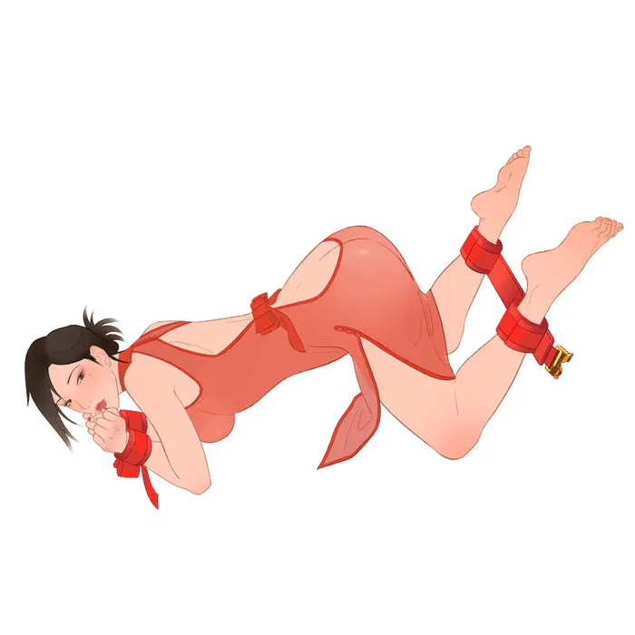 Portable Bowknot Spreader Bar and Restraint Set UPKO Female Sex Toys