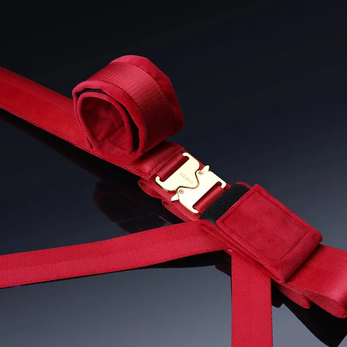 Portable Bowknot Spreader Bar and Restraint Set UPKO Female Sex Toys
