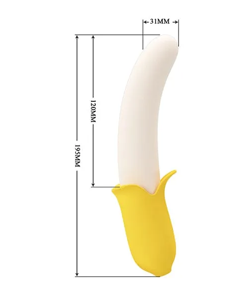 Pretty Love Vibrators Pretty Love Banana Geek Thrusting Vibrator Yellow Pretty Love Vibrators Pretty Love Banana Geek Thrusting Vibrator Yellow