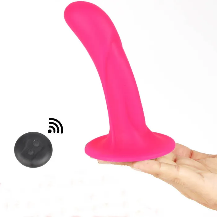 Remote Control Anal Toy Vibrator Silicone Suction Cup Dildo Honeysx Female Sex Toys