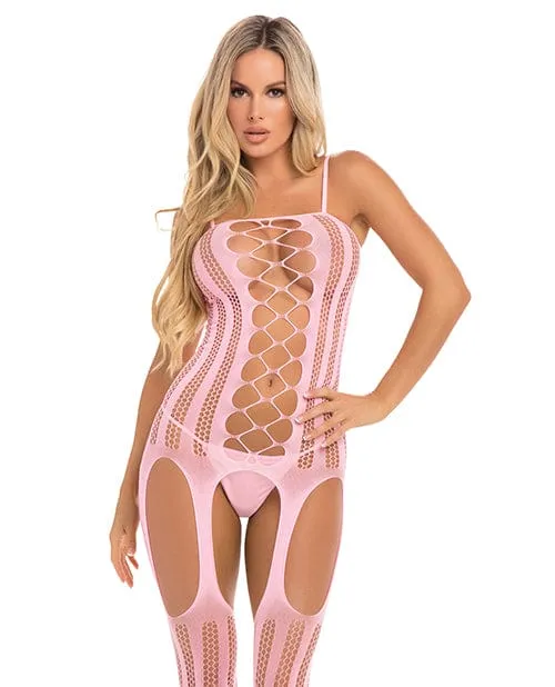Rene Rofe Vibrators Pink Lipstick Fake News Bodystocking