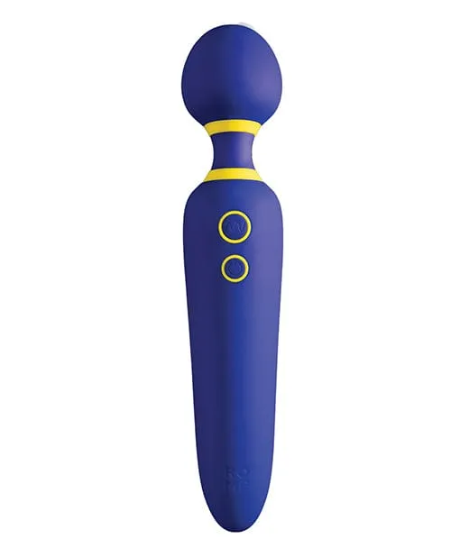 Romp Flip Wand Massager Blue ROMP Vibrators Romp Flip Wand Massager Blue ROMP Vibrators