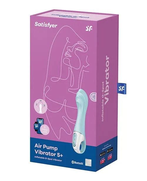 Satisfyer Vibrators Satisfyer Air Pump Vibrator 5 Blue Satisfyer Vibrators Satisfyer Air Pump Vibrator 5 Blue