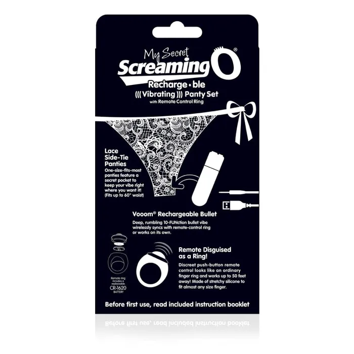 Screaming O Female Sex Toys My Secret Charged Remote Control Panty Vibe Black Screaming O Female Sex Toys My Secret Charged Remote Control Panty Vibe Black