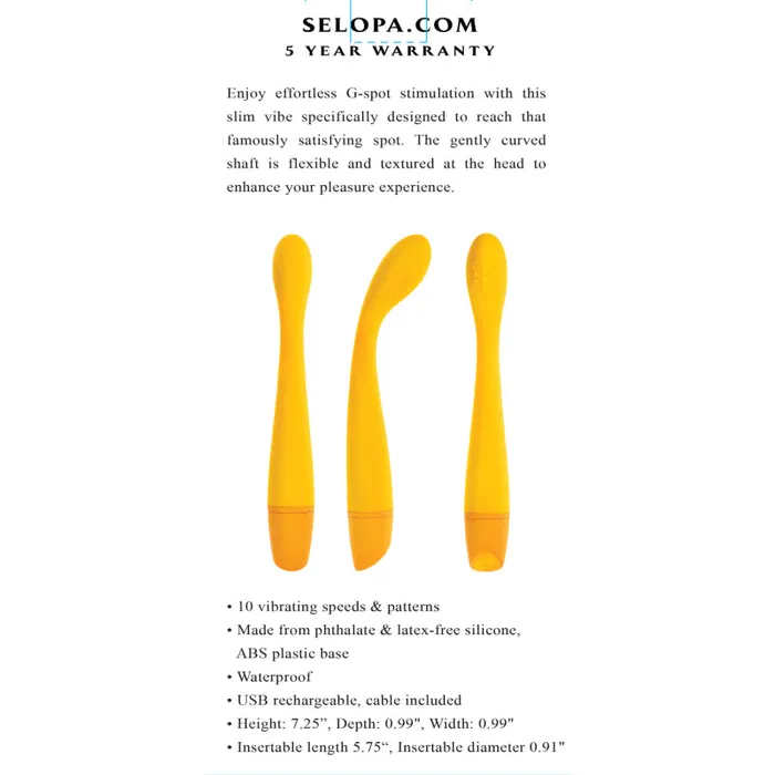Selopa Lemon Squeeze Yellow Vibrators Selopa Lemon Squeeze Yellow Vibrators