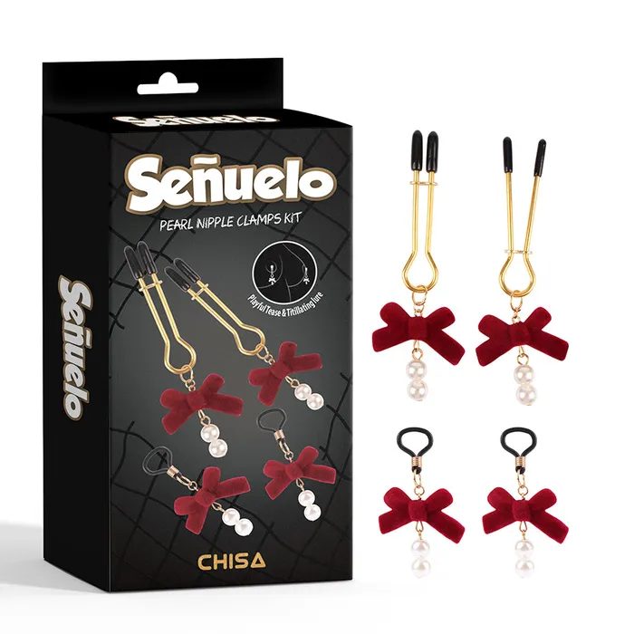 Senuelo Couples Senuelo Pearl Nipple Clamps Kit