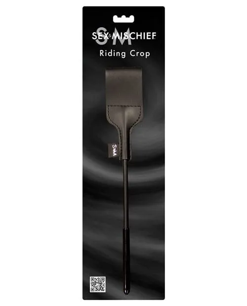 Sex Mischief Riding Crop Black Sex Mischief Anal