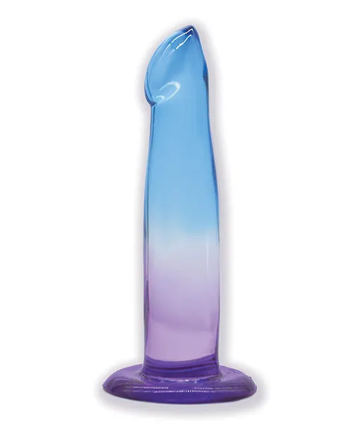Shades Jelly TPR Gradient Dong Small BluePurple Icon Brands INC Dildos