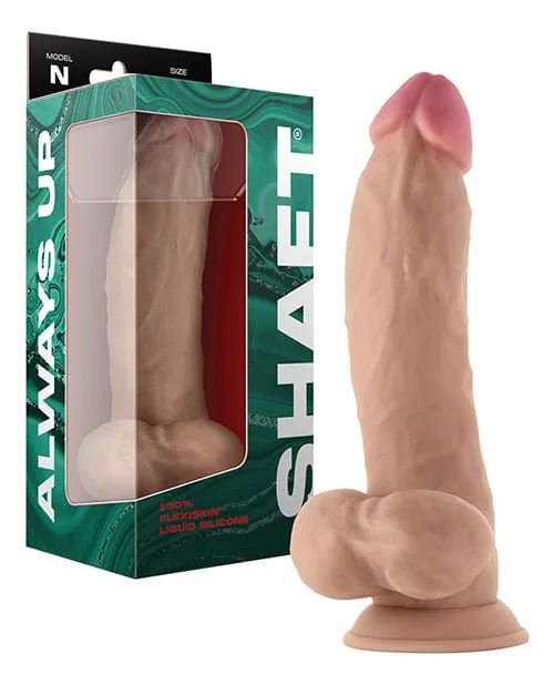 Shaft Dildos Shaft Model N Flexskin Liquid Silicone 95 Side Curve Dong with Balls Shaft Dildos Shaft Model N Flexskin Liquid Silicone 95 Side Curve Dong with Balls