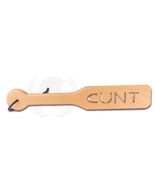 Spartacus Vibrators Spartacus Zelkova Wood Paddle 32 cm CUNT