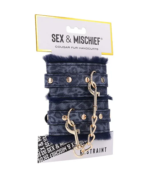 Sportsheets International Vibrators Cougar Fur Handcuffs