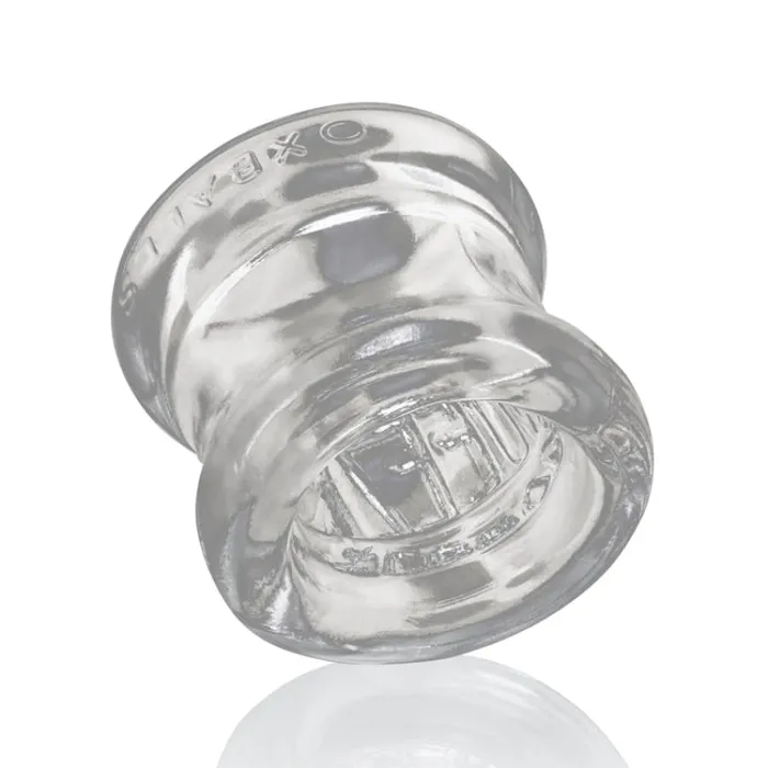 Squeeze Soft Grip Ballstretcher Clear Oxballs Male Sex Toys