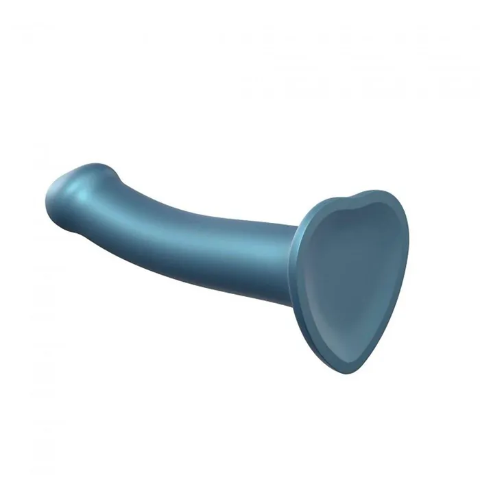 StraponMe Dil Blue Metallic Strap on Me Female Sex Toys