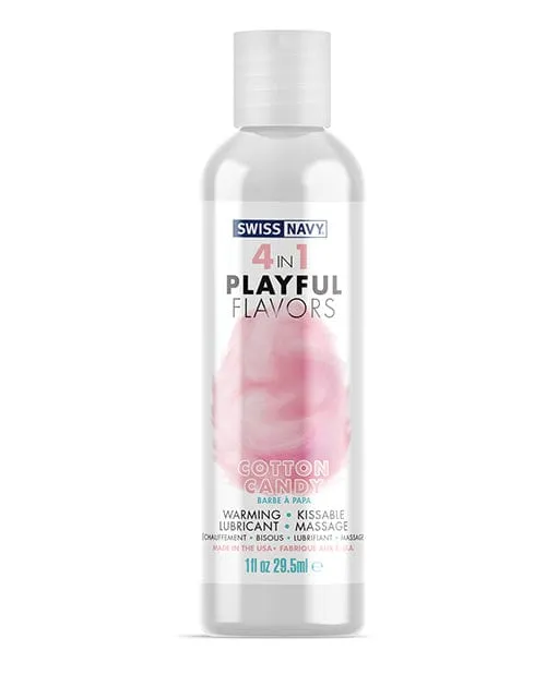 Swiss Navy Female Sex Toys Swiss Navy 4 In 1 Playful Flavors Cotton Candy