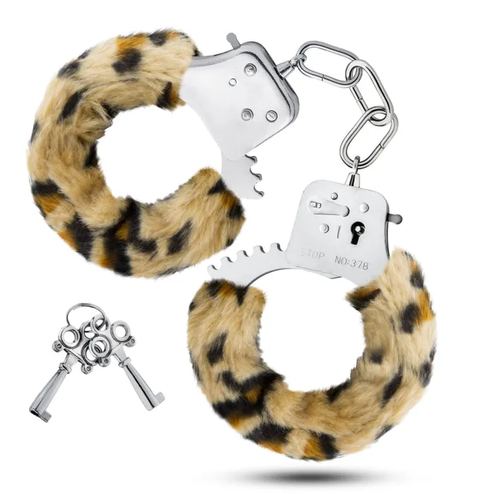Temptasia Cuffs Leopard Blush Novelties Couples Temptasia Cuffs Leopard Blush Novelties Couples